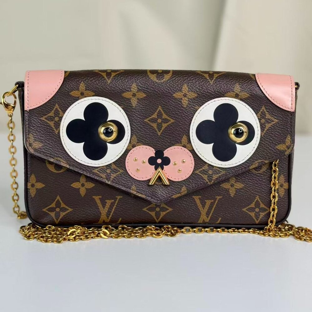 Louis Vuitton Monogram Canvas Limited Edition Felicie Shoulder Bag Crossbody - Picture 3 of 9